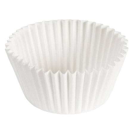 AMERICAN 4.5" White Fluted Baking Cups 10000 PK 610031
